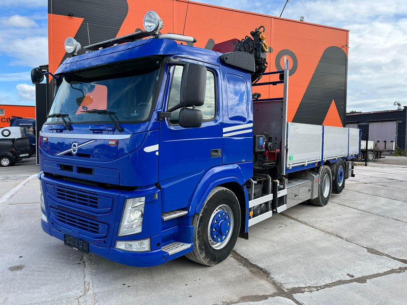 Volvo FM 450 6x4*4 HYDRODRIVE HMF 1820-K5 / 1267 PTO HOURS / PLATFORM L=6240-7240 mm EXTENDABLE - Camion plateau, Camion grue: photos 2 Volvo FM 450 6x4*4 HYDRODRIVE HMF 1820-K5 / 1267 PTO HOURS / PLATFORM L=6240-7240 mm EXTENDABLE - Camion plateau, Camion grue: photos 2