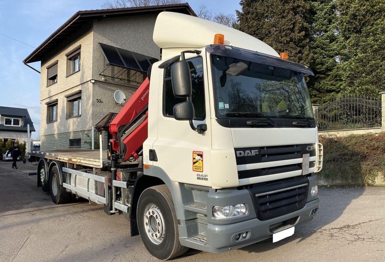 Camion plateau, Camion grue DAF CF 85 410: photos 6 Camion plateau, Camion grue DAF CF 85 410: photos 6