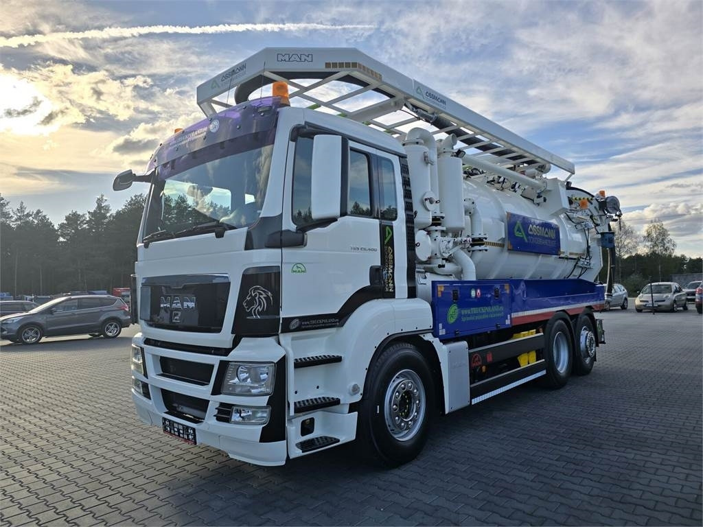 MAN ASSMANN ADR KOMBI FOR CLEANING CANALS WUKO  - Camion hydrocureur: photos 3 MAN ASSMANN ADR KOMBI FOR CLEANING CANALS WUKO  - Camion hydrocureur: photos 3