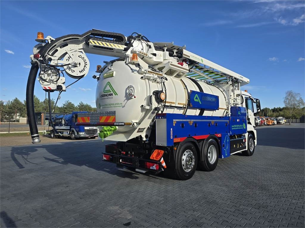 Camion hydrocureur MAN ASSMANN ADR KOMBI FOR CLEANING CANALS WUKO: photos 6