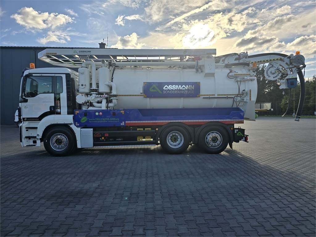 MAN ASSMANN ADR KOMBI FOR CLEANING CANALS WUKO  - Camion hydrocureur: photos 4 MAN ASSMANN ADR KOMBI FOR CLEANING CANALS WUKO  - Camion hydrocureur: photos 4