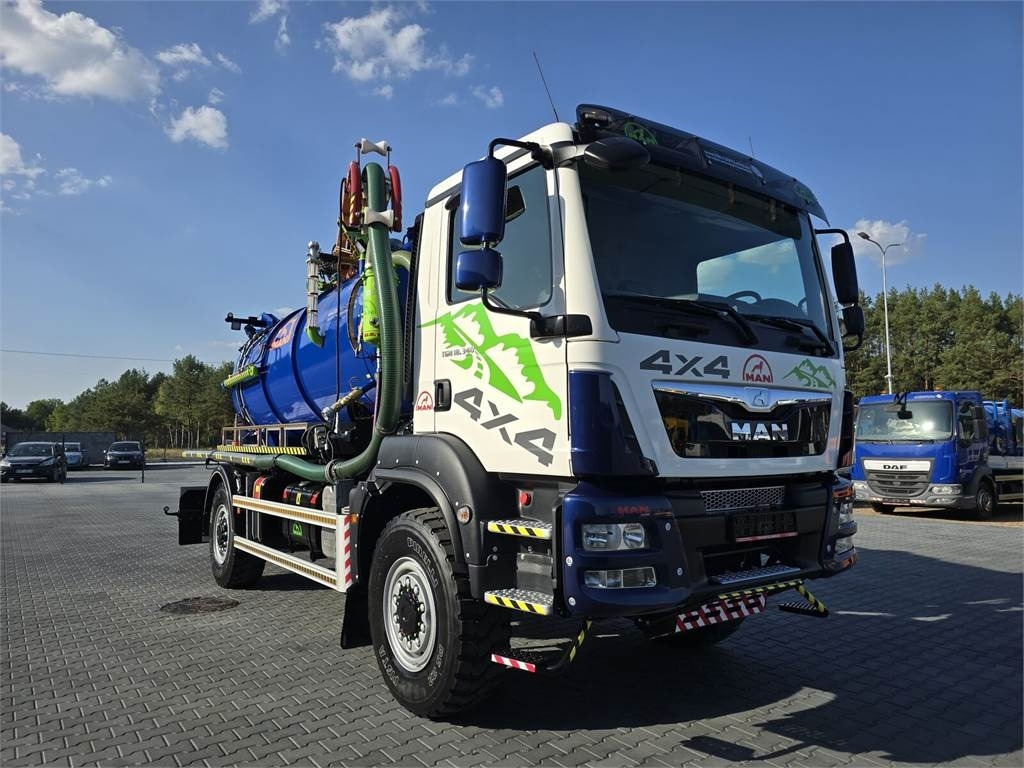 MAN TGM 4x4 GAMON PW8 for collecting liquid waste sepa - Camion hydrocureur: photos 2 MAN TGM 4x4 GAMON PW8 for collecting liquid waste sepa - Camion hydrocureur: photos 2