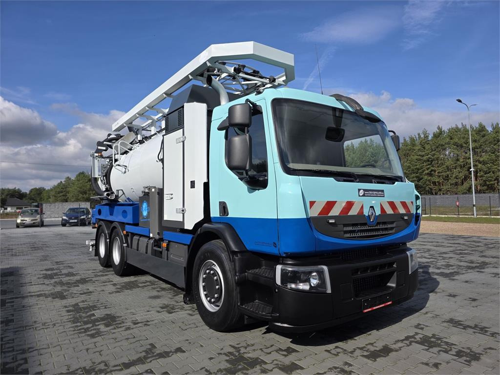 Renault for collecting liquid waste - Camion hydrocureur: photos 2 Renault for collecting liquid waste - Camion hydrocureur: photos 2