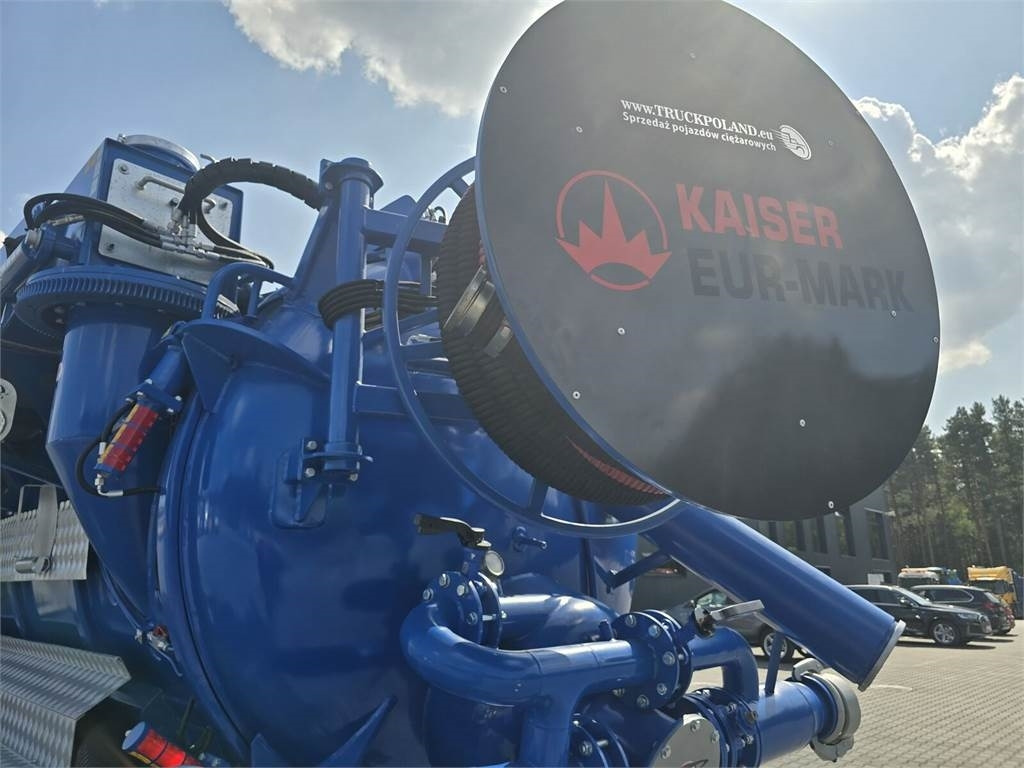 Camion hydrocureur Scania KAISER EUR-MARK PL 8 Vacuum suction-blowing loader: photos 17