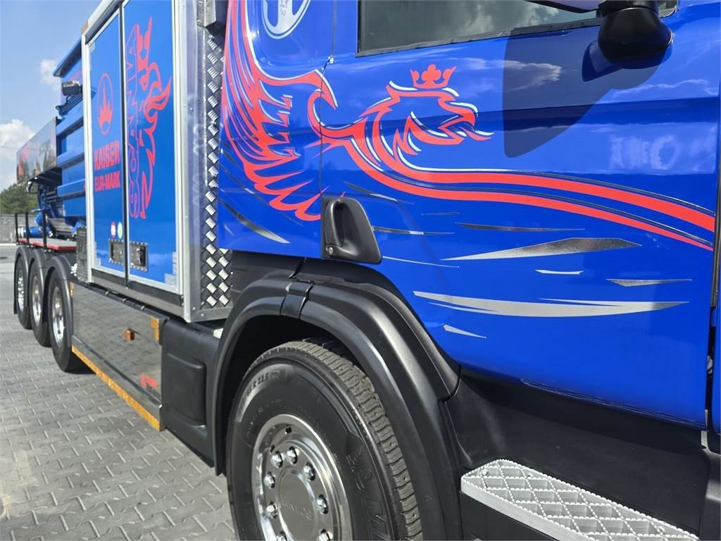 Camion hydrocureur Scania KAISER EUR-MARK PL 8 Vacuum suction-blowing loader: photos 8