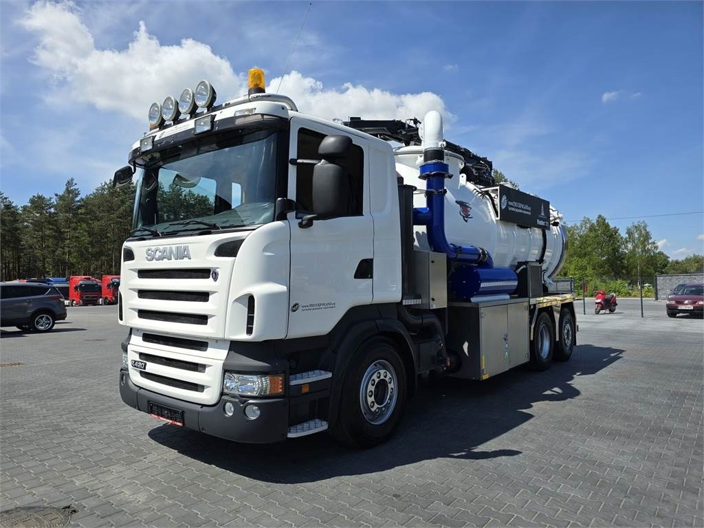 Scania Saugbagger Larsen FlexVac 311 Vacuum suction loade  - Camion hydrocureur: photos 3 Scania Saugbagger Larsen FlexVac 311 Vacuum suction loade  - Camion hydrocureur: photos 3