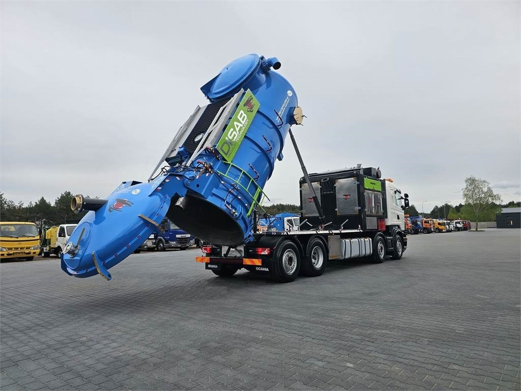 Véhicule de voirie/ Spécial Scania Disab Centurion P210/8 Vacuum suction loader: photos 23