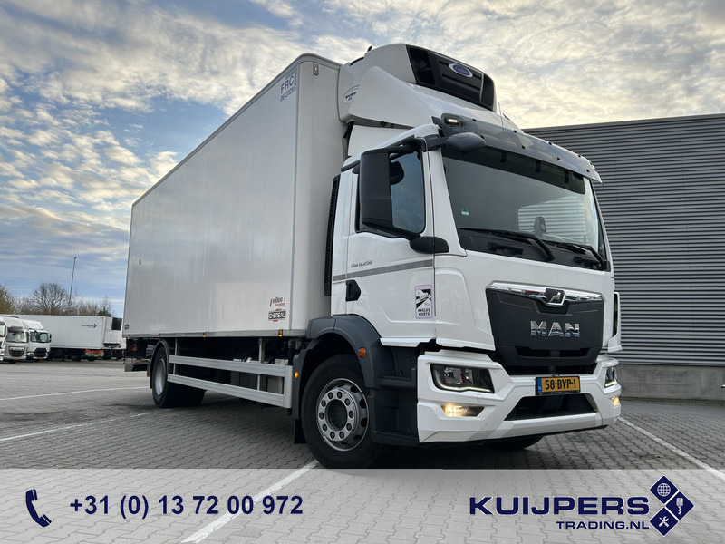MAN TGM 18.250 / Carrier Koeler -30 gr / Chereau Frigobox / Laadklep / APK 06-26 - Camion frigorifique: photos 1 MAN TGM 18.250 / Carrier Koeler -30 gr / Chereau Frigobox / Laadklep / APK 06-26 - Camion frigorifique: photos 1