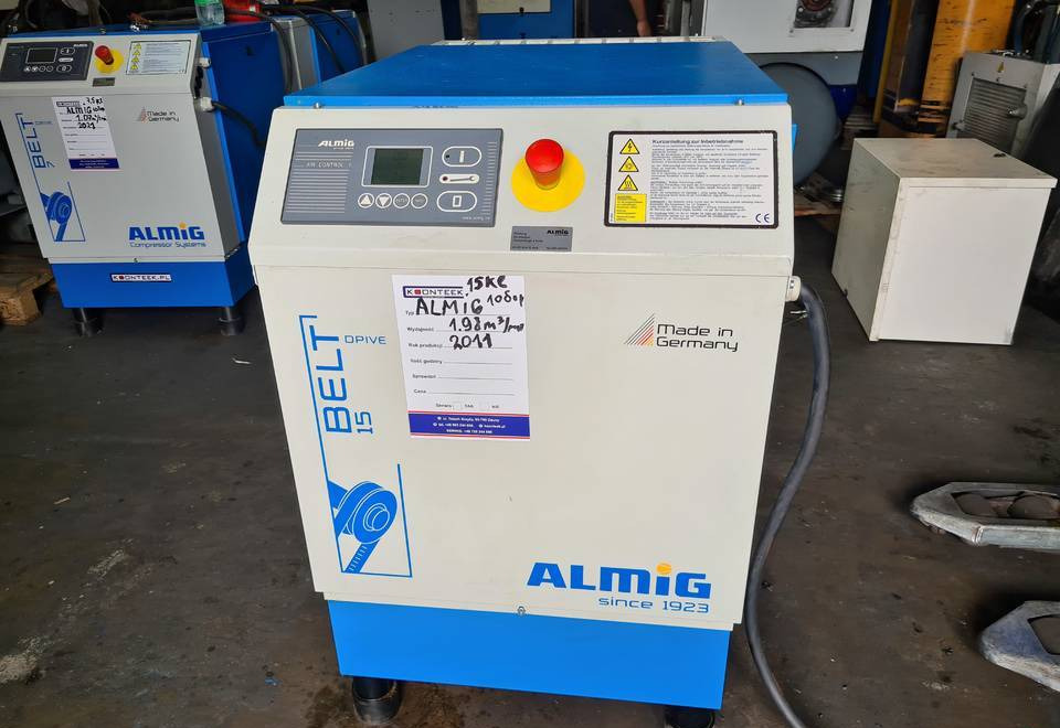Kompresor śrubowy Almig Belt 15, 15 kw. 2011r - Compresseur d'air: photos 2 Kompresor śrubowy Almig Belt 15, 15 kw. 2011r - Compresseur d'air: photos 2