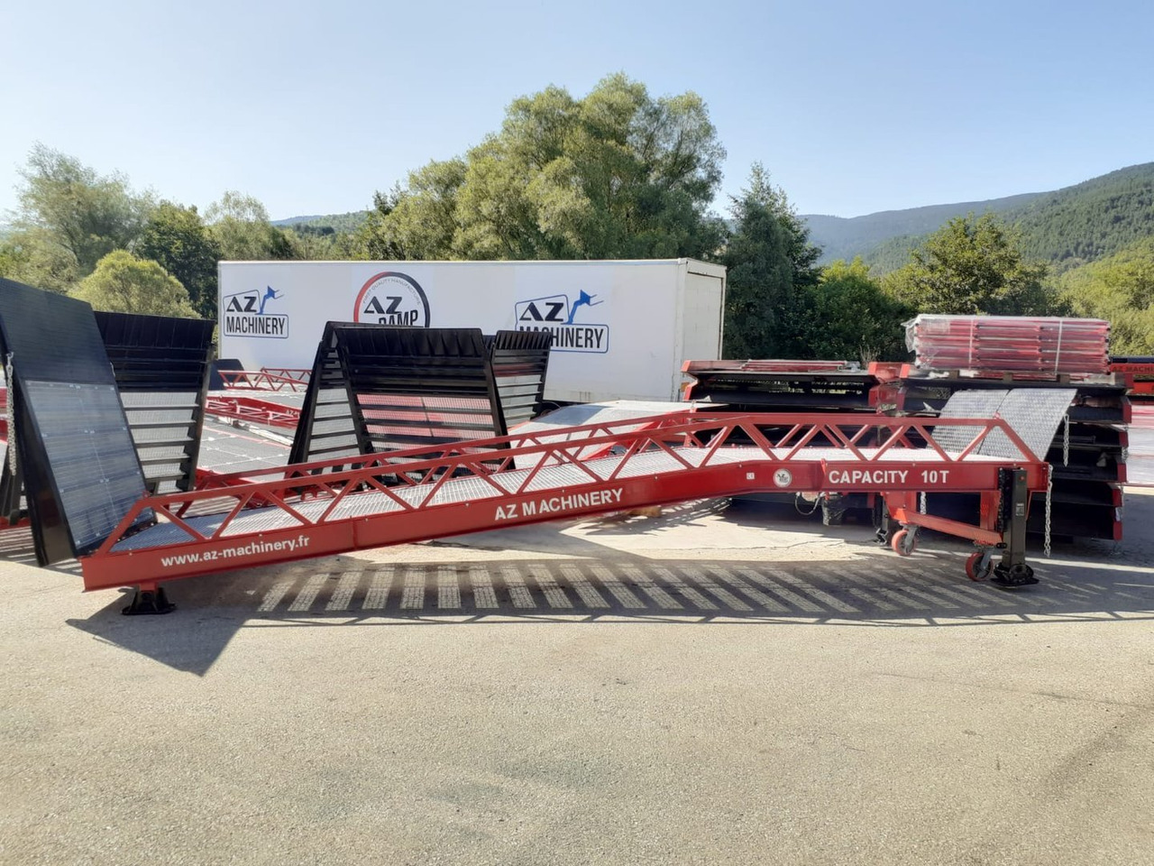 Rampe de chargement neuf Loading Ramp with with hydraulic tilting bridge -  AZ RAMP - STAR- 8T. 8 ton capacity: photos 20