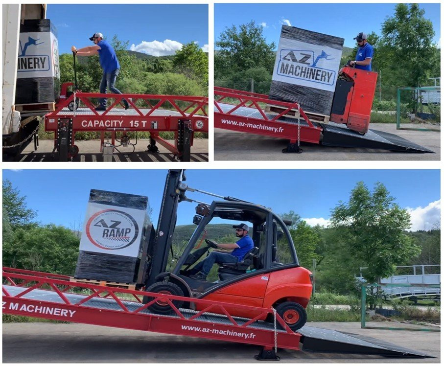 Rampe de chargement neuf Loading Ramp with with hydraulic tilting bridge -  AZ RAMP - STAR- 8T. 8 ton capacity: photos 17