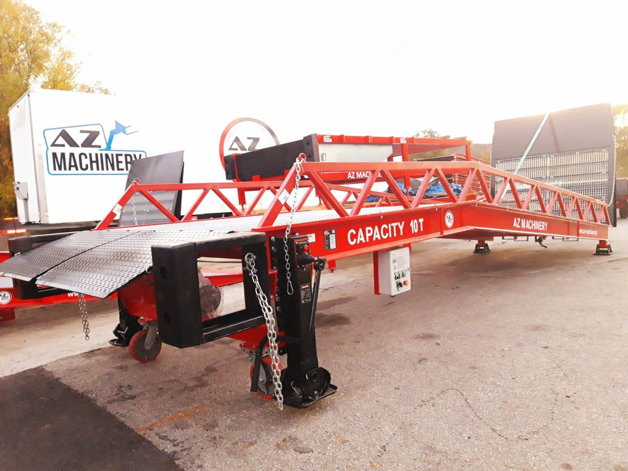 Rampe de chargement neuf Loading Ramp with with hydraulic tilting bridge -  AZ RAMP - STAR- 8T. 8 ton capacity: photos 8