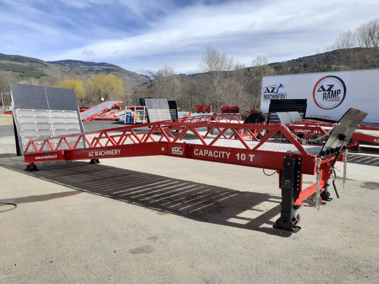 Rampe de chargement neuf Loading Ramp with with hydraulic tilting bridge -  AZ RAMP - STAR- 8T. 8 ton capacity: photos 19