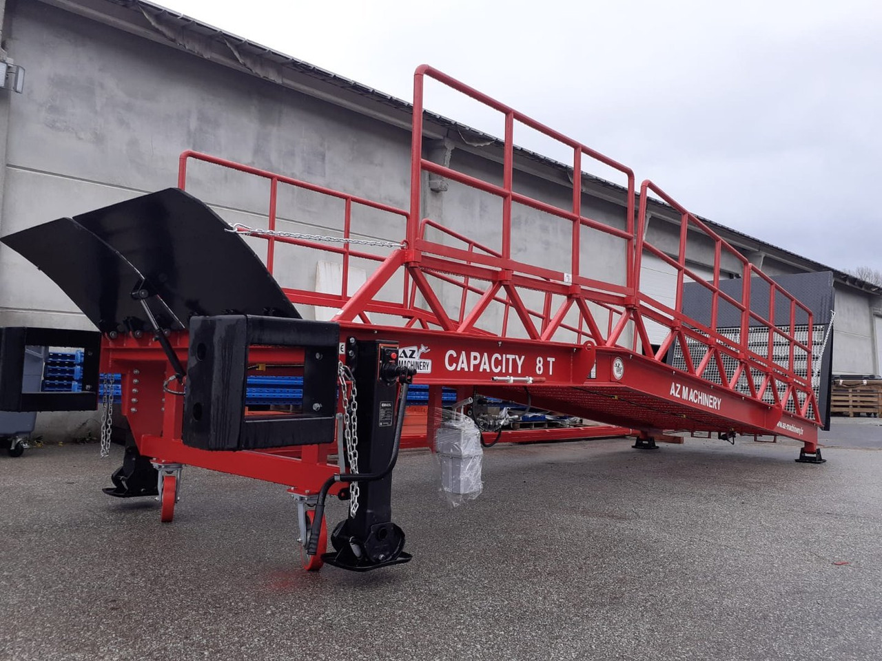 Rampe de chargement neuf Loading Ramp with with hydraulic tilting bridge -  AZ RAMP - STAR-RL- 15T. 15 ton capacity: photos 6