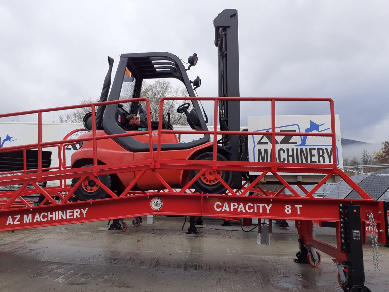 Rampe de chargement neuf Loading Ramp with with hydraulic tilting bridge -  AZ RAMP - STAR-RL- 15T. 15 ton capacity: photos 10