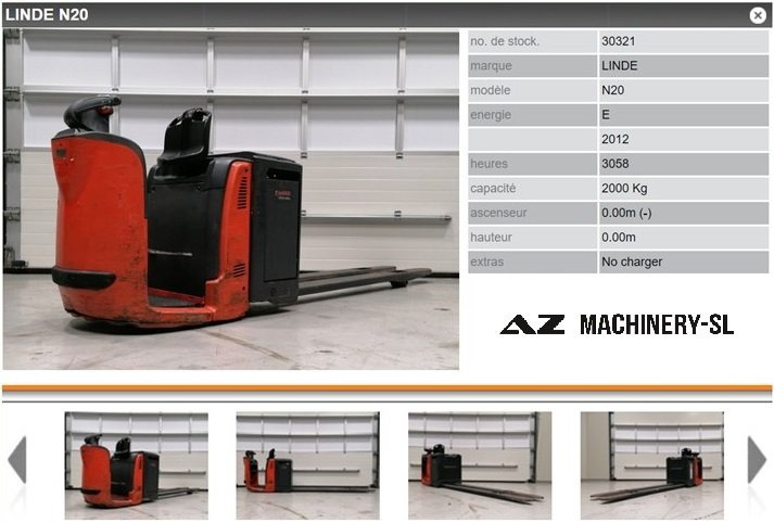 Used Electric Pallet Truck-Fenwick-N20 - Transpalette: photos 1 Used Electric Pallet Truck-Fenwick-N20 - Transpalette: photos 1