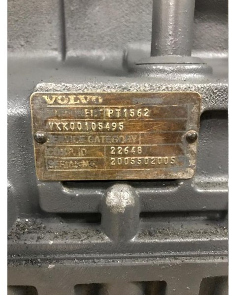 Volvo Versnellingsbak PT1562 oem 22648 - Boîte de vitesse pour Tombereau articulé: photos 2 Volvo Versnellingsbak PT1562 oem 22648 - Boîte de vitesse pour Tombereau articulé: photos 2