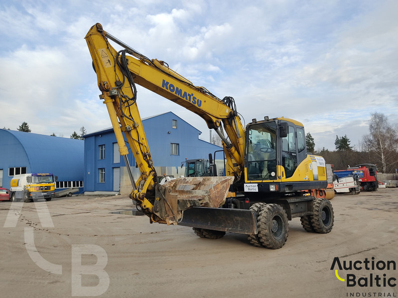 Komatsu PW160-7 - Pelle sur pneus: photos 1 Komatsu PW160-7 - Pelle sur pneus: photos 1