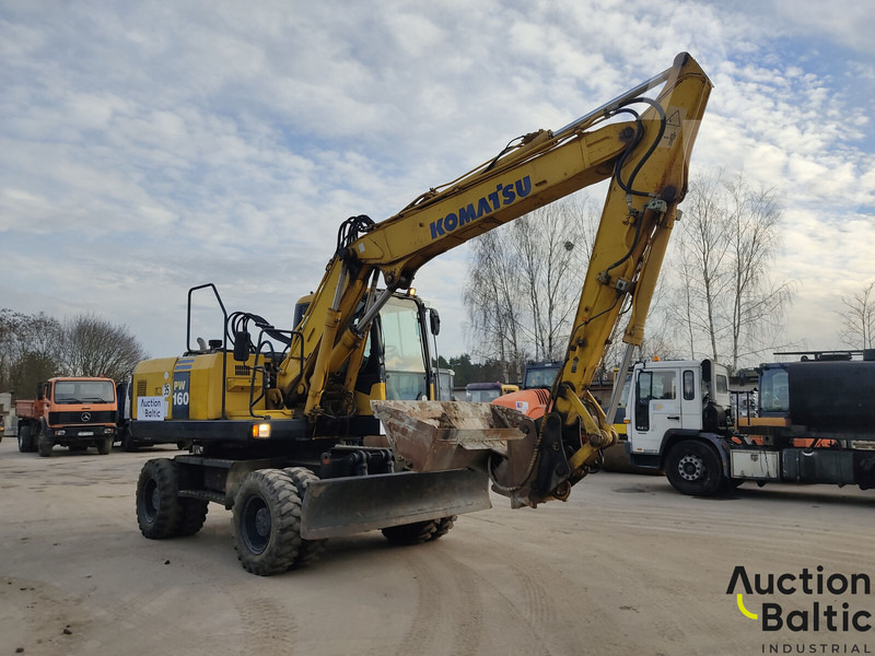 Komatsu PW160-7 - Pelle sur pneus: photos 2 Komatsu PW160-7 - Pelle sur pneus: photos 2