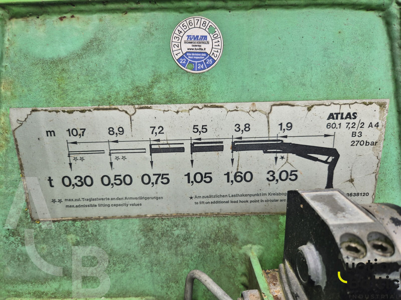 Camion benne, Camion grue Mercedes-Benz 1117K: photos 19