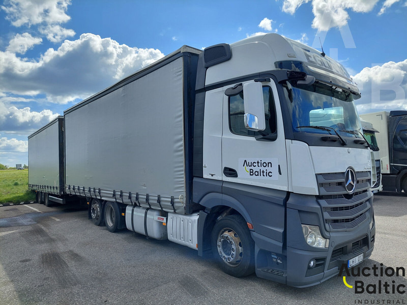 Mercedes-Benz Actros - Camion à rideaux coulissants: photos 1 Mercedes-Benz Actros - Camion à rideaux coulissants: photos 1