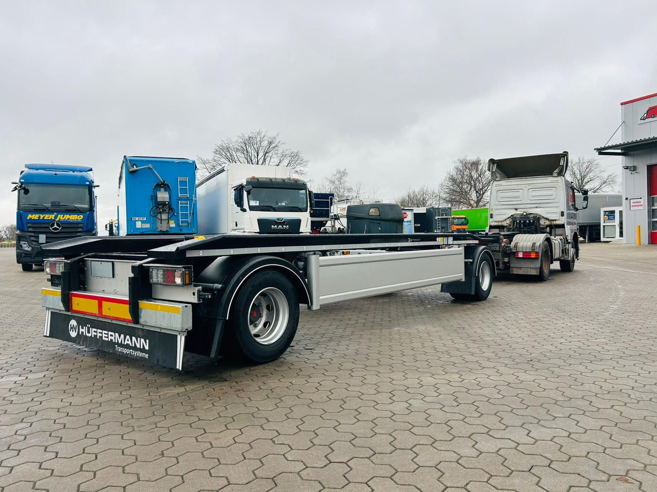 Hüffermann HAR 20.70 LS Aussenrollen Anhänger Sofort Verfüg - Remorque ampliroll/ Multibenne: photos 2 Hüffermann HAR 20.70 LS Aussenrollen Anhänger Sofort Verfüg - Remorque ampliroll/ Multibenne: photos 2