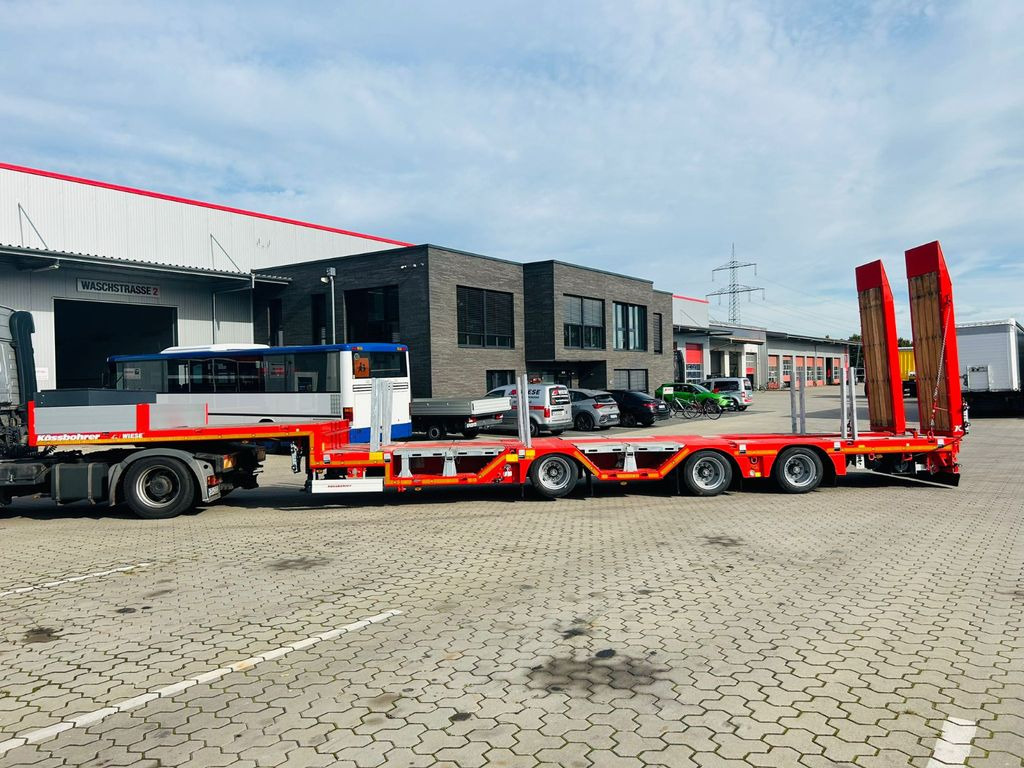Kässbohrer KSLA RJ Mega Jumbo Tieflader mit Radmulden tele - Semi-remorque surbaissé: photos 5 Kässbohrer KSLA RJ Mega Jumbo Tieflader mit Radmulden tele - Semi-remorque surbaissé: photos 5