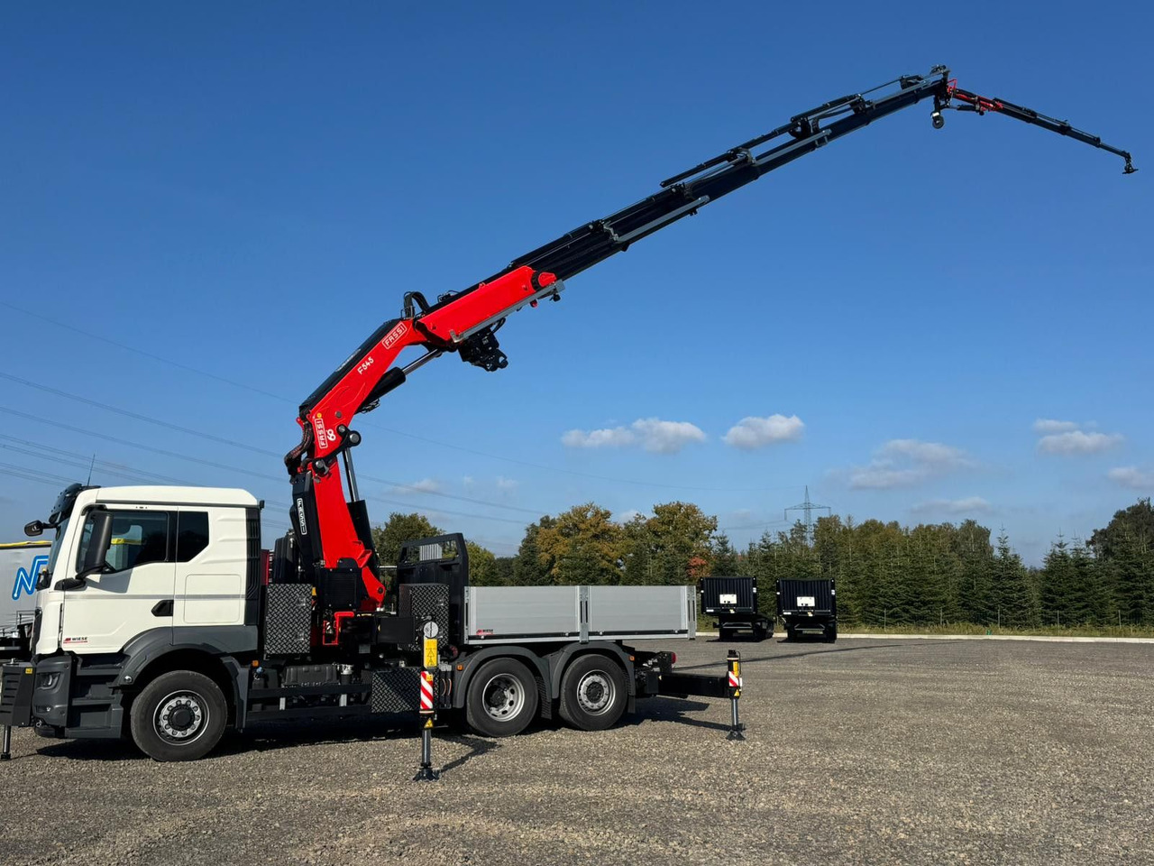 MAN 26.470 6x4-4 Hydrodrive Fassi Kran F545 Jib - Camion plateau, Camion grue: photos 4 MAN 26.470 6x4-4 Hydrodrive Fassi Kran F545 Jib - Camion plateau, Camion grue: photos 4