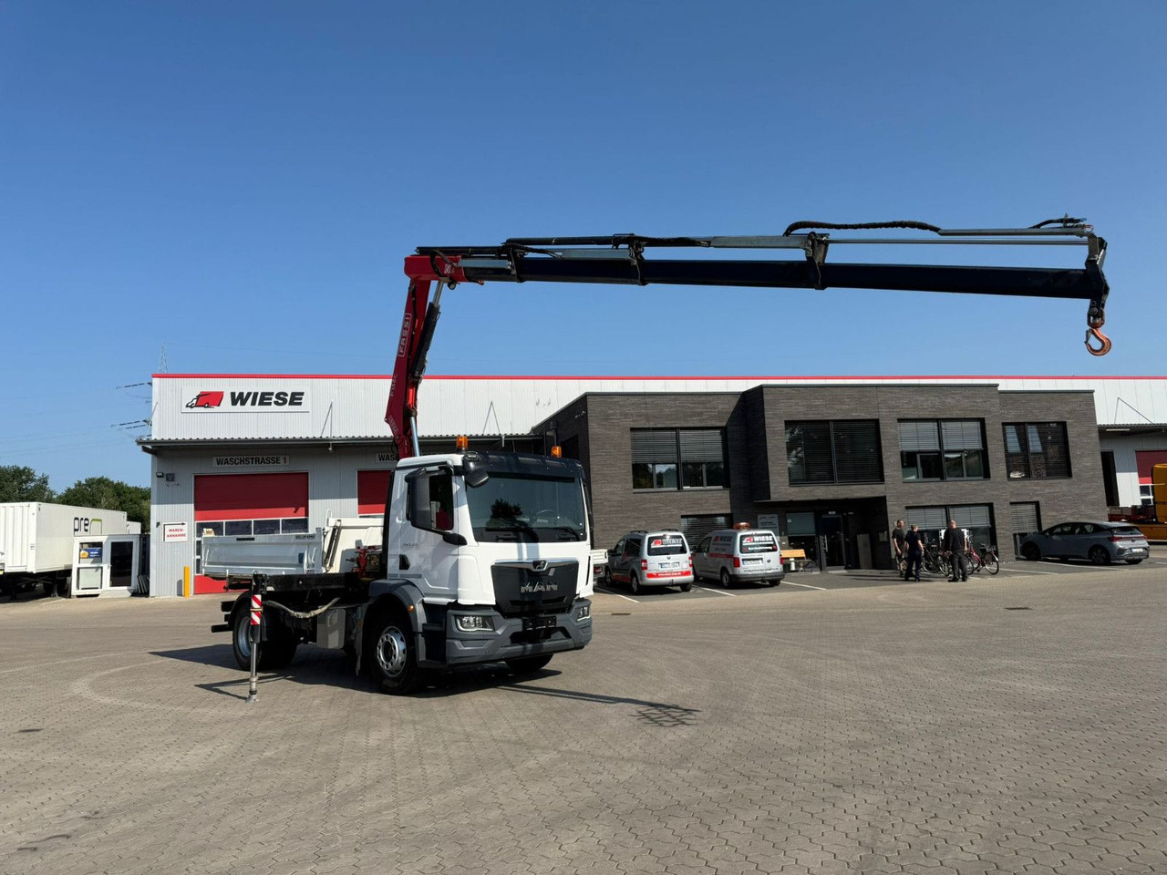 MAN TGM 18.320 4x2 BB mit Kran Fassi F135 Kipper - Camion benne, Camion grue: photos 5 MAN TGM 18.320 4x2 BB mit Kran Fassi F135 Kipper - Camion benne, Camion grue: photos 5