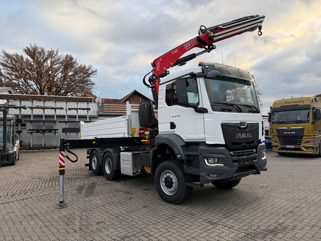 MAN TGS 26.400 6x4 Krankipper Fassi/SOFORT VERFÜGBAR - Camion grue: photos 1 MAN TGS 26.400 6x4 Krankipper Fassi/SOFORT VERFÜGBAR - Camion grue: photos 1