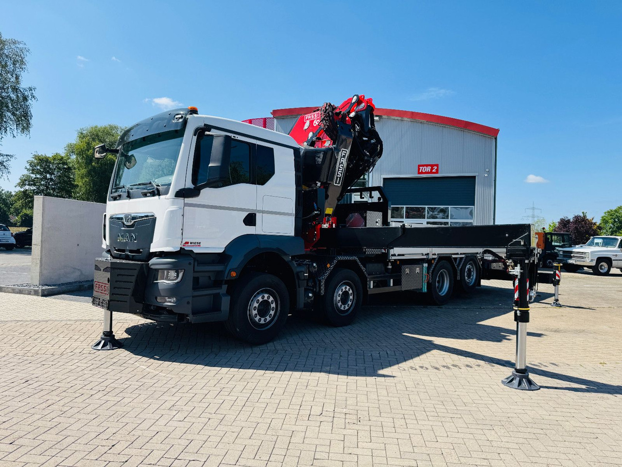 MAN TGS 32.510 mit F710 Frontkran sofort - Camion plateau, Camion grue: photos 2 MAN TGS 32.510 mit F710 Frontkran sofort - Camion plateau, Camion grue: photos 2