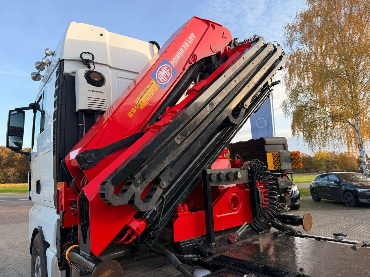 Camion grue MAN TGX 26.440 6x2 mit HMF 3000-5 Kran Top Zustand: photos 12