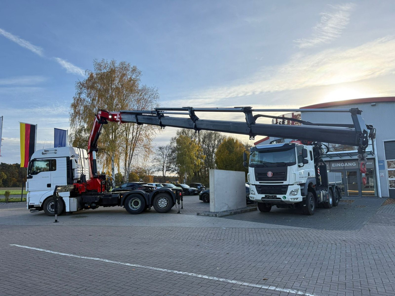 Camion grue MAN TGX 26.440 6x2 mit HMF 3000-5 Kran Top Zustand: photos 9