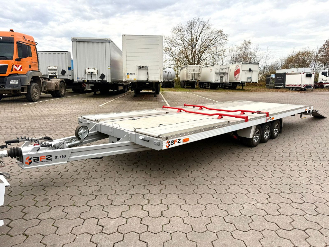 Camion porte-voitures Mercedes-Benz Atego 918L Autotransporter mit BFZ Anhänger: photos 10