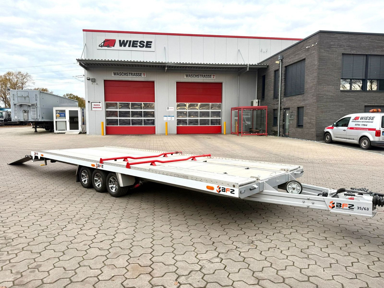 Camion porte-voitures Mercedes-Benz Atego 918L Autotransporter mit BFZ Anhänger: photos 11