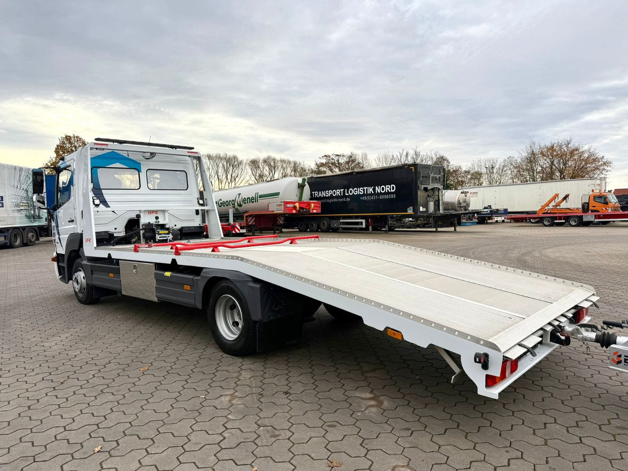 Camion porte-voitures Mercedes-Benz Atego 918L Autotransporter mit BFZ Anhänger: photos 9
