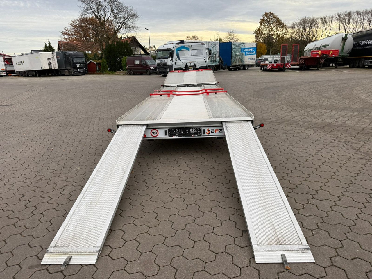 Camion porte-voitures Mercedes-Benz Atego 918L Autotransporter mit BFZ Anhänger: photos 18