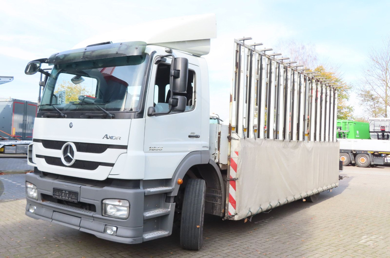 Mercedes-Benz Axor 1833 L - Glastransporter Kran Palfinger - Camion grue: photos 5 Mercedes-Benz Axor 1833 L - Glastransporter Kran Palfinger - Camion grue: photos 5