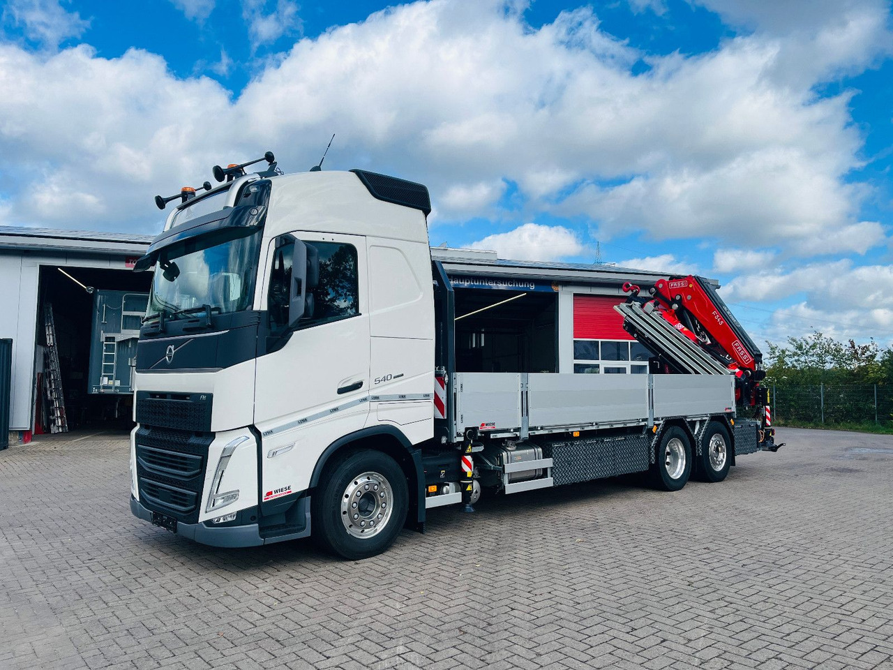 Camion grue Volvo FH 540 6x2 Container Fassi F545 Heck: photos 6