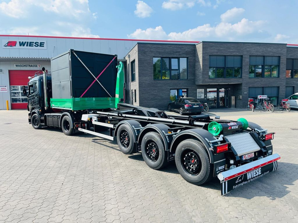 Wiese Hakenliftauflieger Abrollkipper Hooklift - Semi-remorque porte-conteneur/ Caisse mobile: photos 1 Wiese Hakenliftauflieger Abrollkipper Hooklift - Semi-remorque porte-conteneur/ Caisse mobile: photos 1