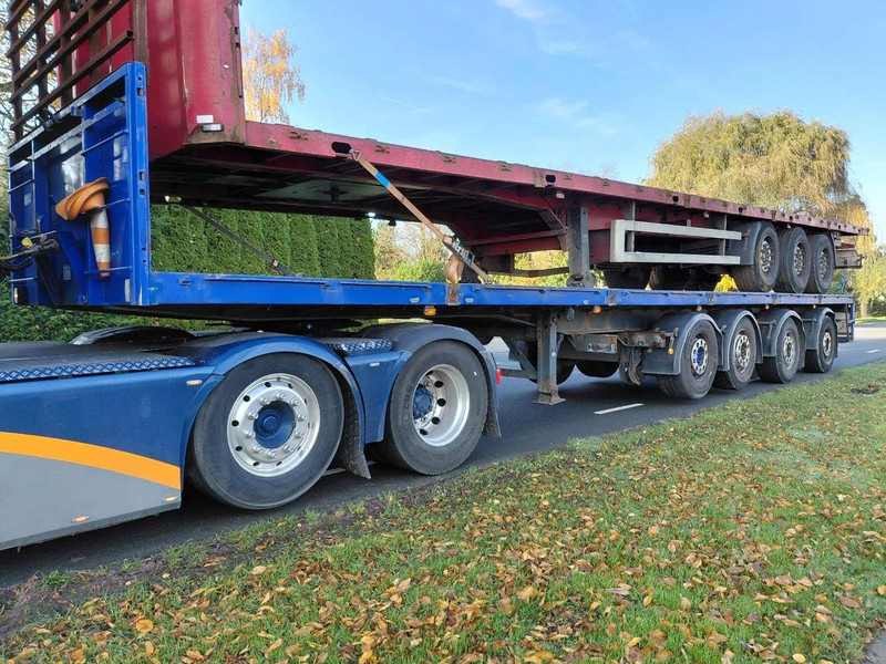 Kwb 4 AXLE HOLLAND TRAILER 41180 KG LOADING CAPACITY - Semi-remorque plateau: photos 1 Kwb 4 AXLE HOLLAND TRAILER 41180 KG LOADING CAPACITY - Semi-remorque plateau: photos 1