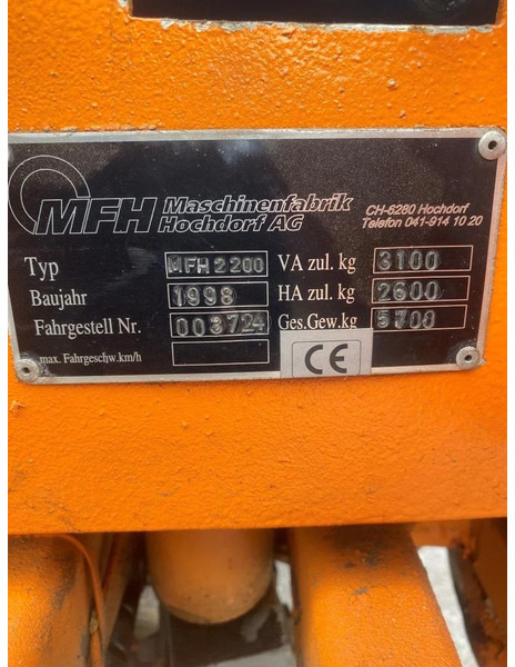 Balayeuse industrielle Nilfisk MFH2200 SWEEPER MFH 2200 CLEANER: photos 8