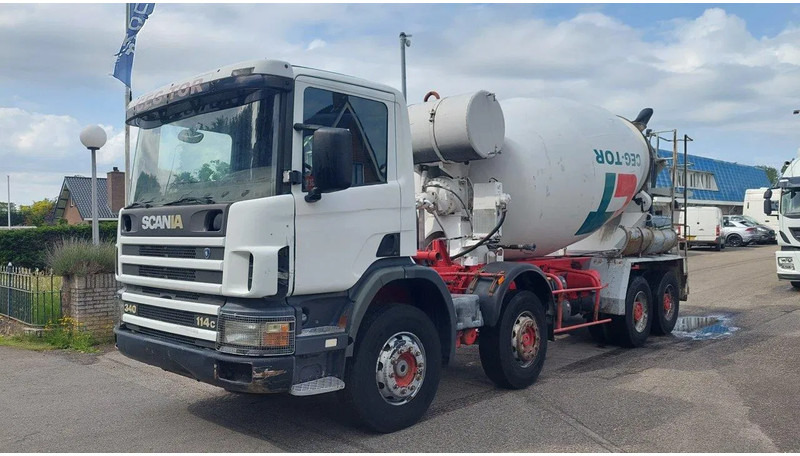 Scania P114-340 8x4 Mixer Full Steel Spring - Camion malaxeur: photos 1 Scania P114-340 8x4 Mixer Full Steel Spring - Camion malaxeur: photos 1