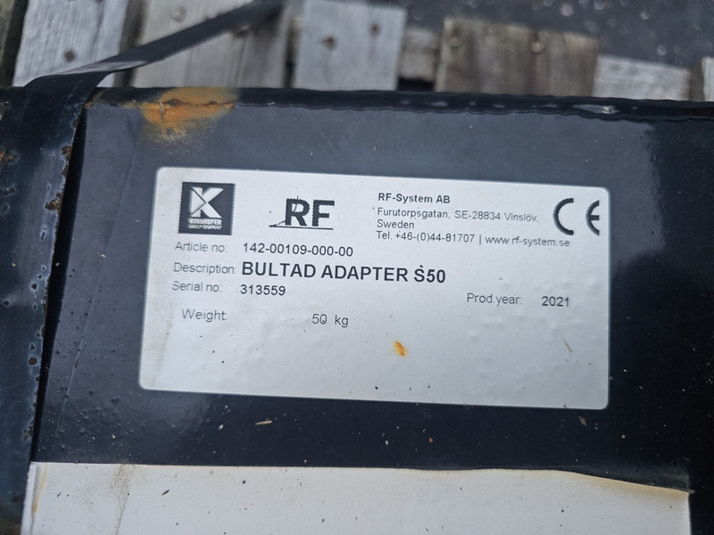 Adaptor plate s50 engcon s50 volvo s50 anbauplatte - Attache rapide pour Engins de chantier: photos 2 Adaptor plate s50 engcon s50 volvo s50 anbauplatte - Attache rapide pour Engins de chantier: photos 2