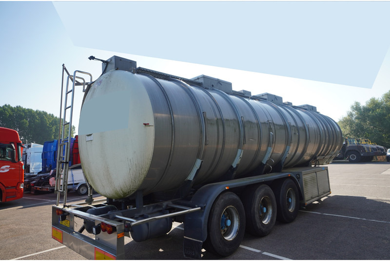 Dijkstra 3 AXLE CHEMIE TANK TRAILER 42 m3 - Semi-remorque citerne: photos 4 Dijkstra 3 AXLE CHEMIE TANK TRAILER 42 m3 - Semi-remorque citerne: photos 4