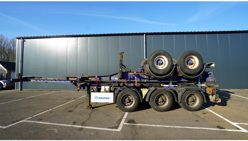 Krone 3 AXLE CONTAINER TRANSPORT TRAILER - Semi-remorque porte-conteneur/ Caisse mobile: photos 1 Krone 3 AXLE CONTAINER TRANSPORT TRAILER - Semi-remorque porte-conteneur/ Caisse mobile: photos 1