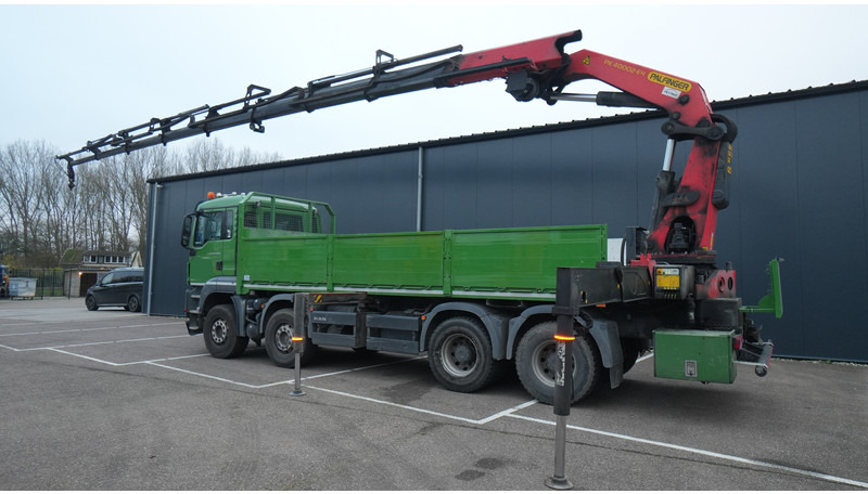 MAN TGS 41.460 8X4 OPEN BOX WITH PALFINGER PK 40002 EH CRANE 384.000KM - Camion grue: photos 3 MAN TGS 41.460 8X4 OPEN BOX WITH PALFINGER PK 40002 EH CRANE 384.000KM - Camion grue: photos 3