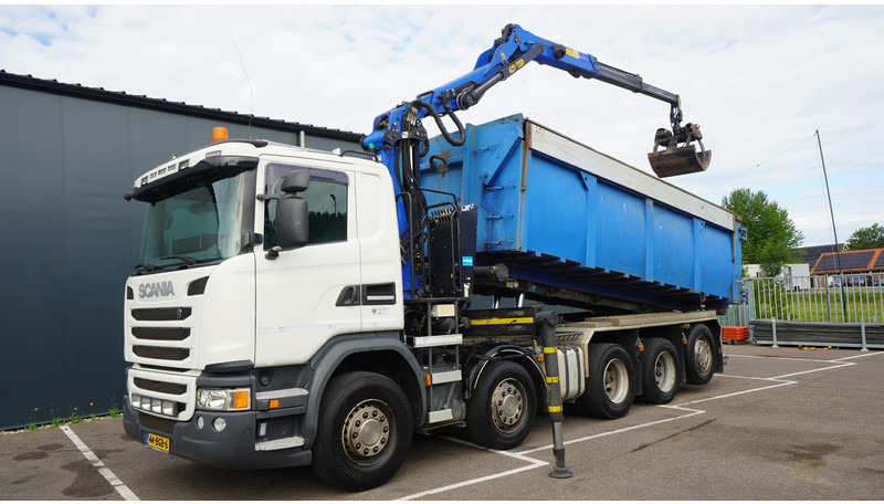 Scania G 490 10X4 CABLE SYSTEM TRUCK WITH PALFINGER Q180Z95TR CRANE - Camion grue: photos 2 Scania G 490 10X4 CABLE SYSTEM TRUCK WITH PALFINGER Q180Z95TR CRANE - Camion grue: photos 2
