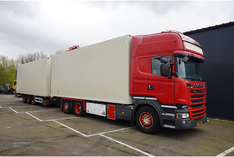Scania R 580 V8 6X2 FRIGO RETARDER IN COMBI WITH BURG TRAILER - Camion frigorifique: photos 4 Scania R 580 V8 6X2 FRIGO RETARDER IN COMBI WITH BURG TRAILER - Camion frigorifique: photos 4