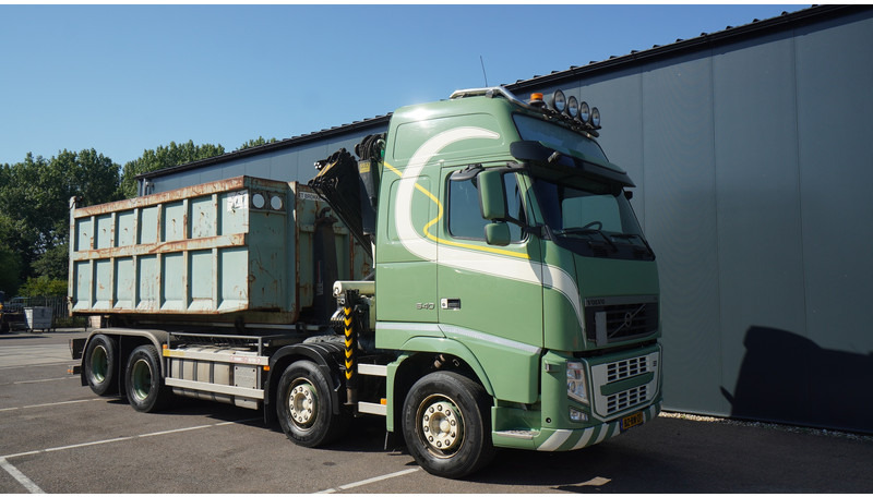 Camion grue Volvo FH 540 8X2 HOOKARM SYSTEM WITH PALFINGER PK 20002 CRANE: photos 8